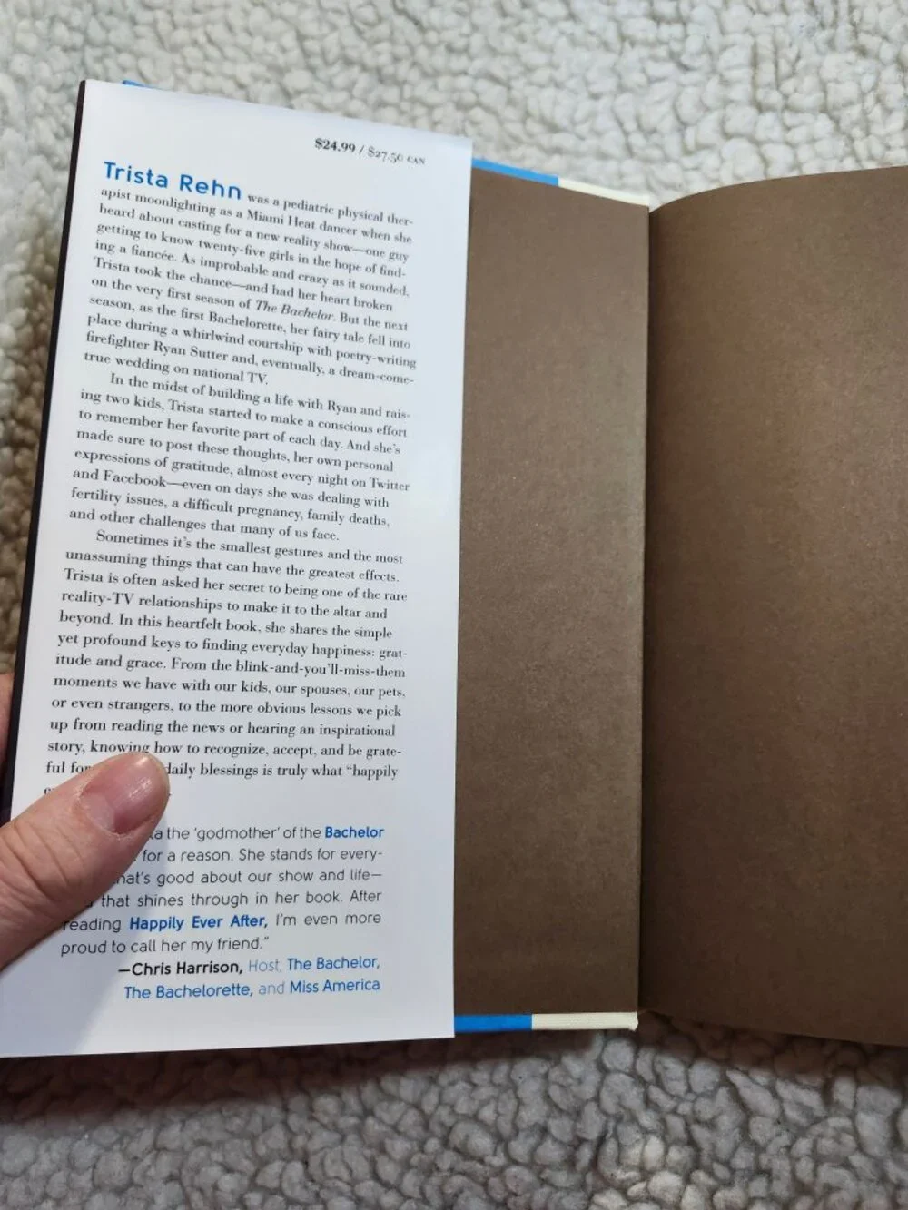 Happily Ever After Trista Sutter Hardcover First Da Capo Press Edition 2013 Book - Picture 2 of 13